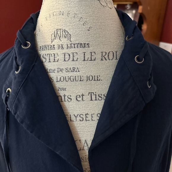 Live a Little Navy Utility Jacket - Picture 4 of 11